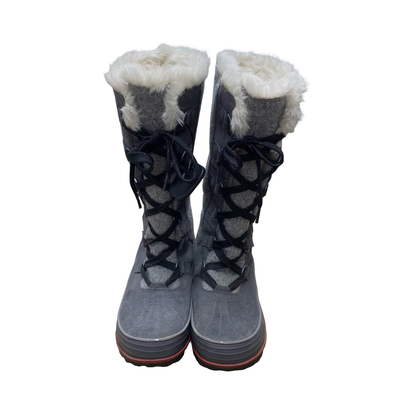 Boots Mid-Calf Flats By Sorel In Grey, Size:9