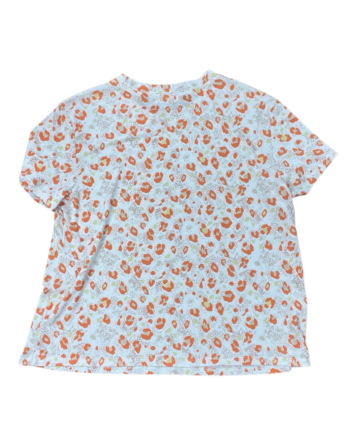 Top Ss By 89Th And Madison In Orange & White, Size:M