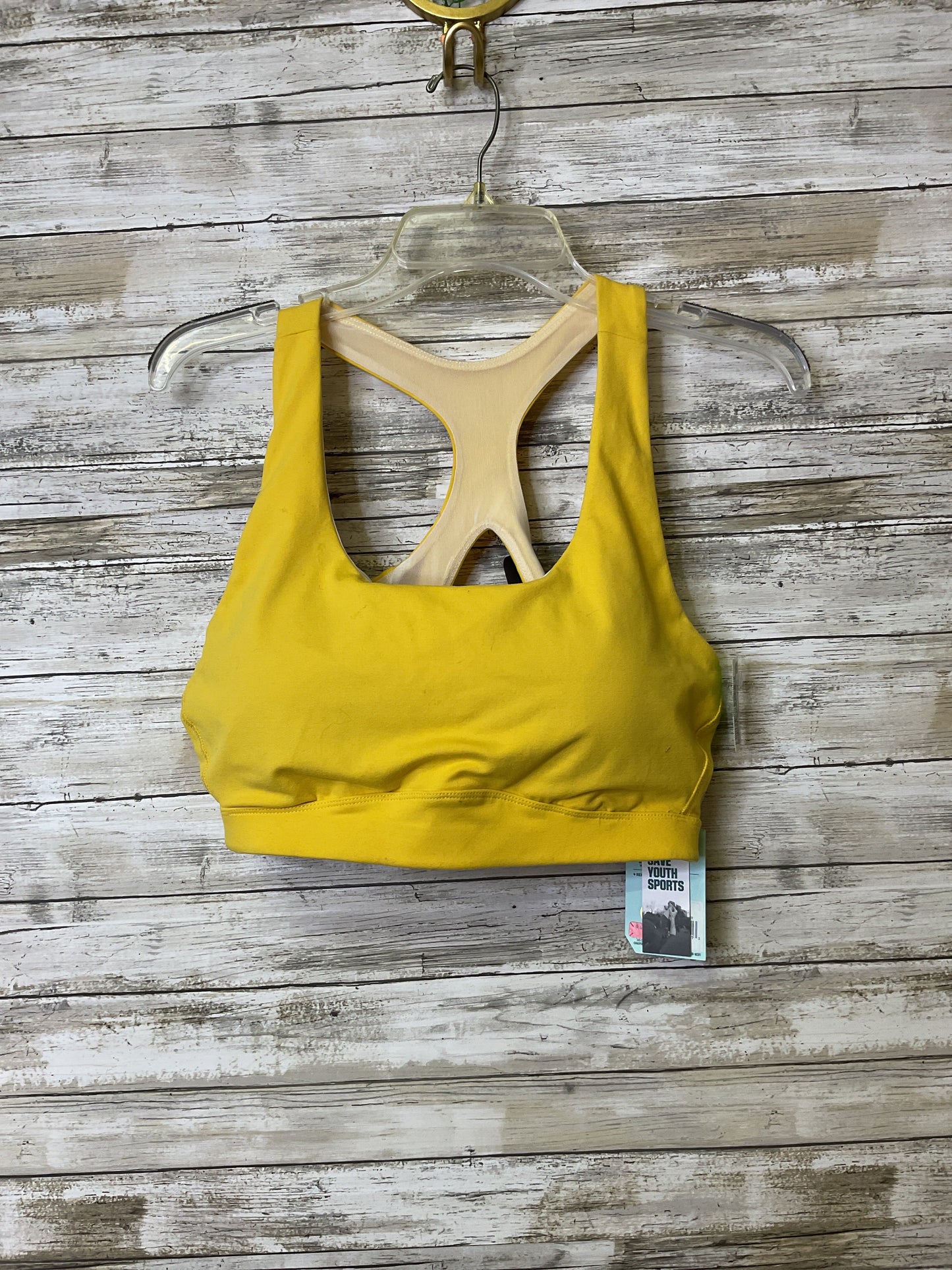 Athletic Bra By Dsg Outerwear In Yellow, Size:M