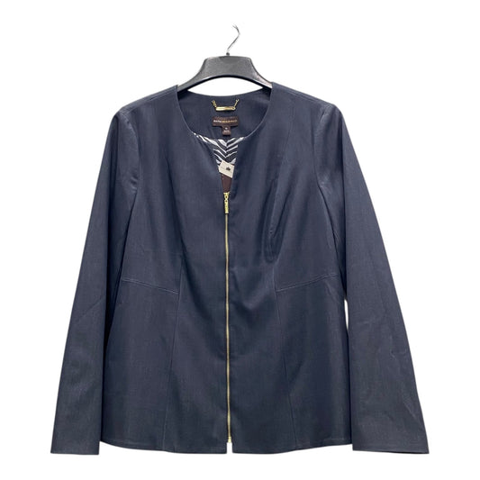Jacket Other By Dana Buchman In Navy, Size:L