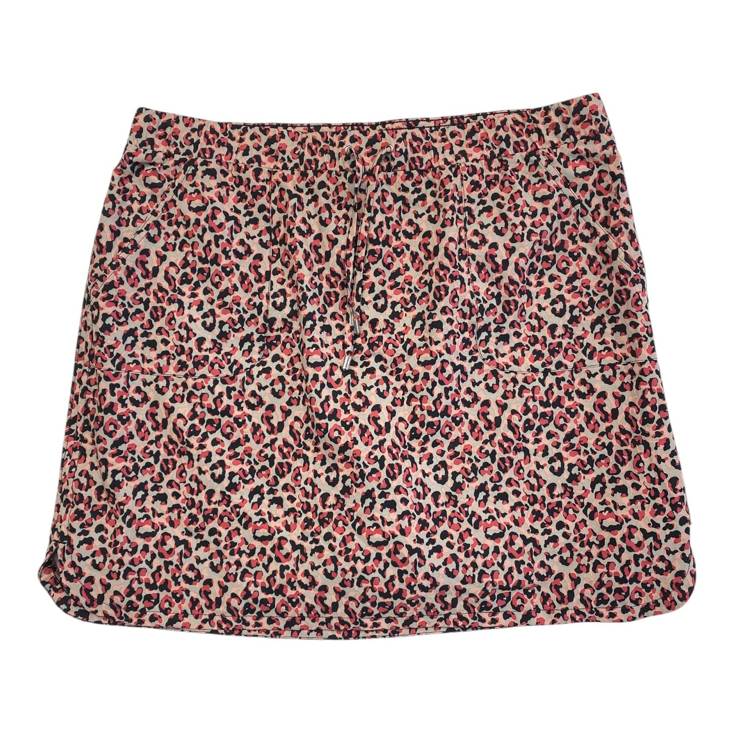 Athletic Skirt By Chicos In Animal Print, Size:12