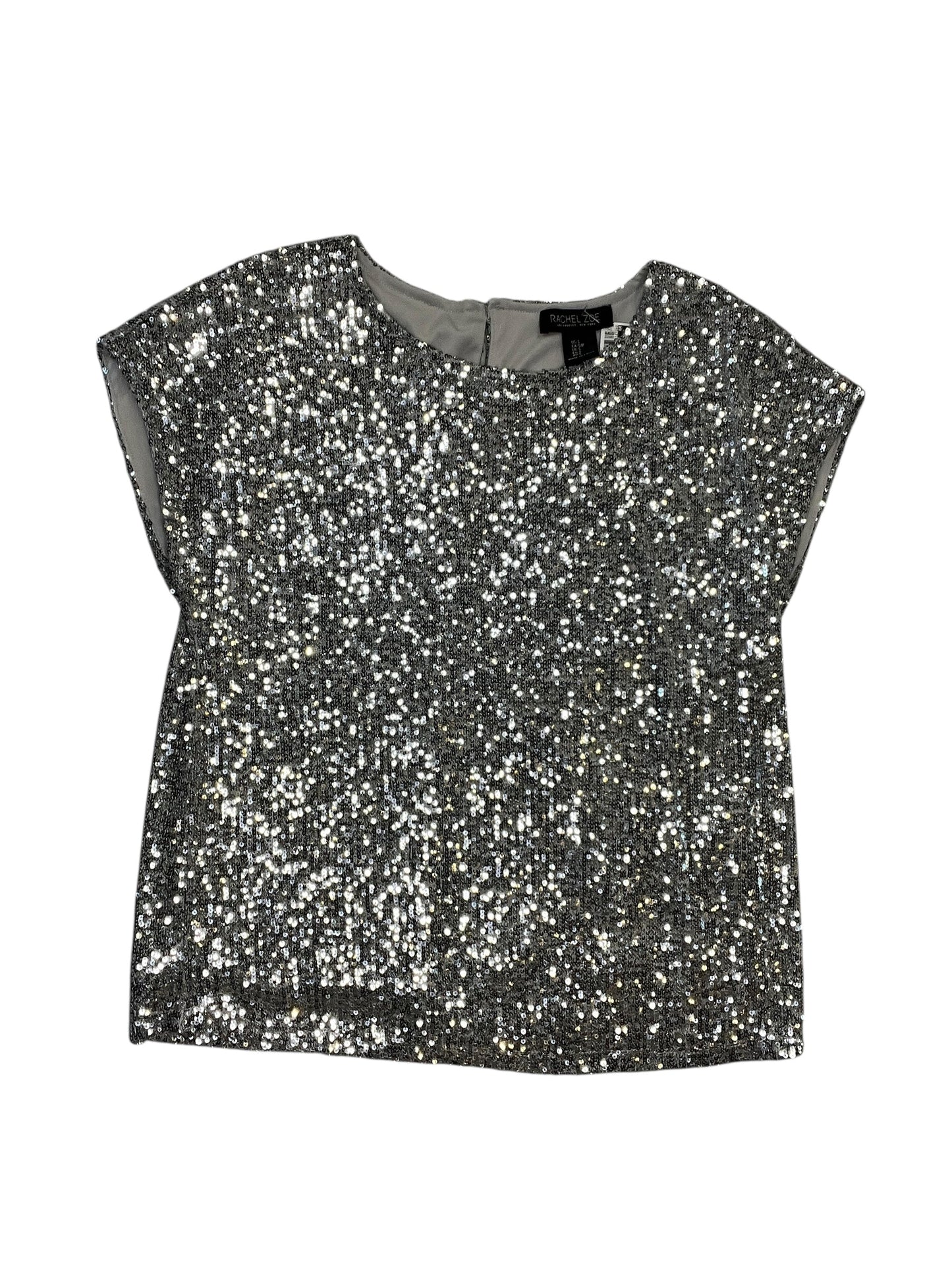 Top Sleeveless By Rachel Zoe In Silver, Size:S