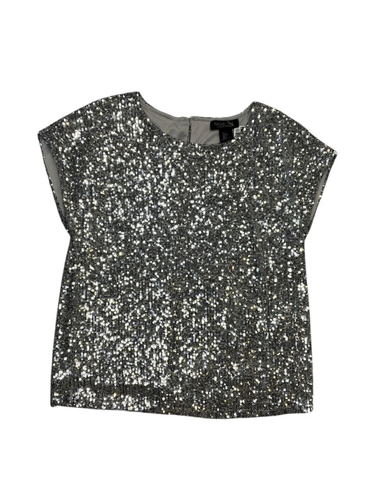 Top Sleeveless By Rachel Zoe In Silver, Size:S