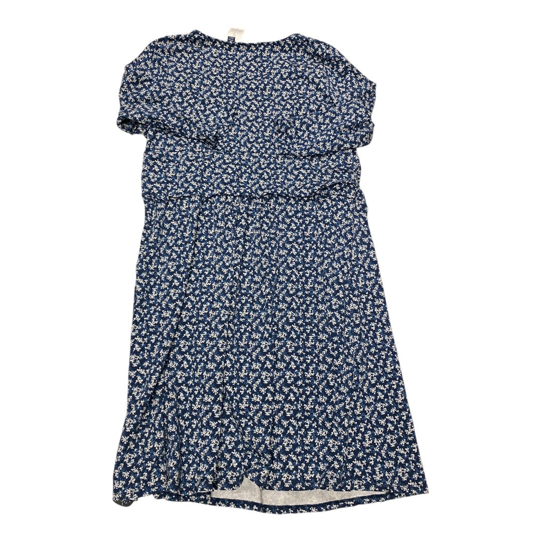 Dress Casual Midi By Lands End In Multi, Size:2X