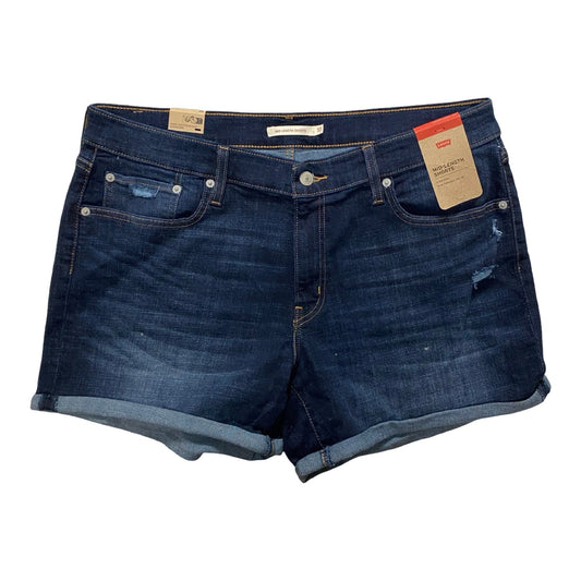 Shorts By Levis In Blue Denim, Size:16