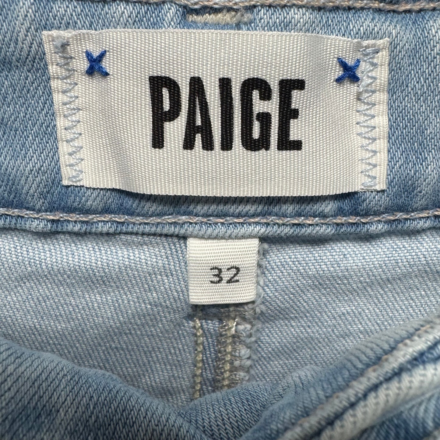Anessa Jeans Wide Leg By Paige In Blue Denim, Size: 14/32