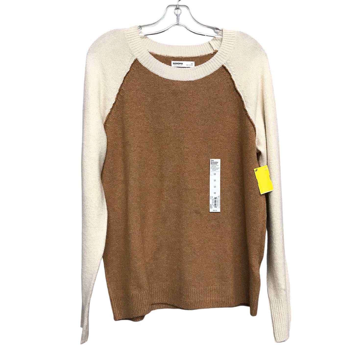 Sweater By Sonoma In Tan, Size:M