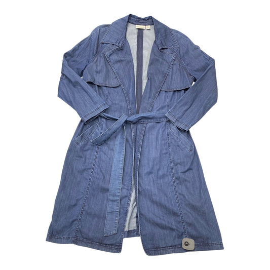 Jacket Denim By Chicos In Blue, Size:L