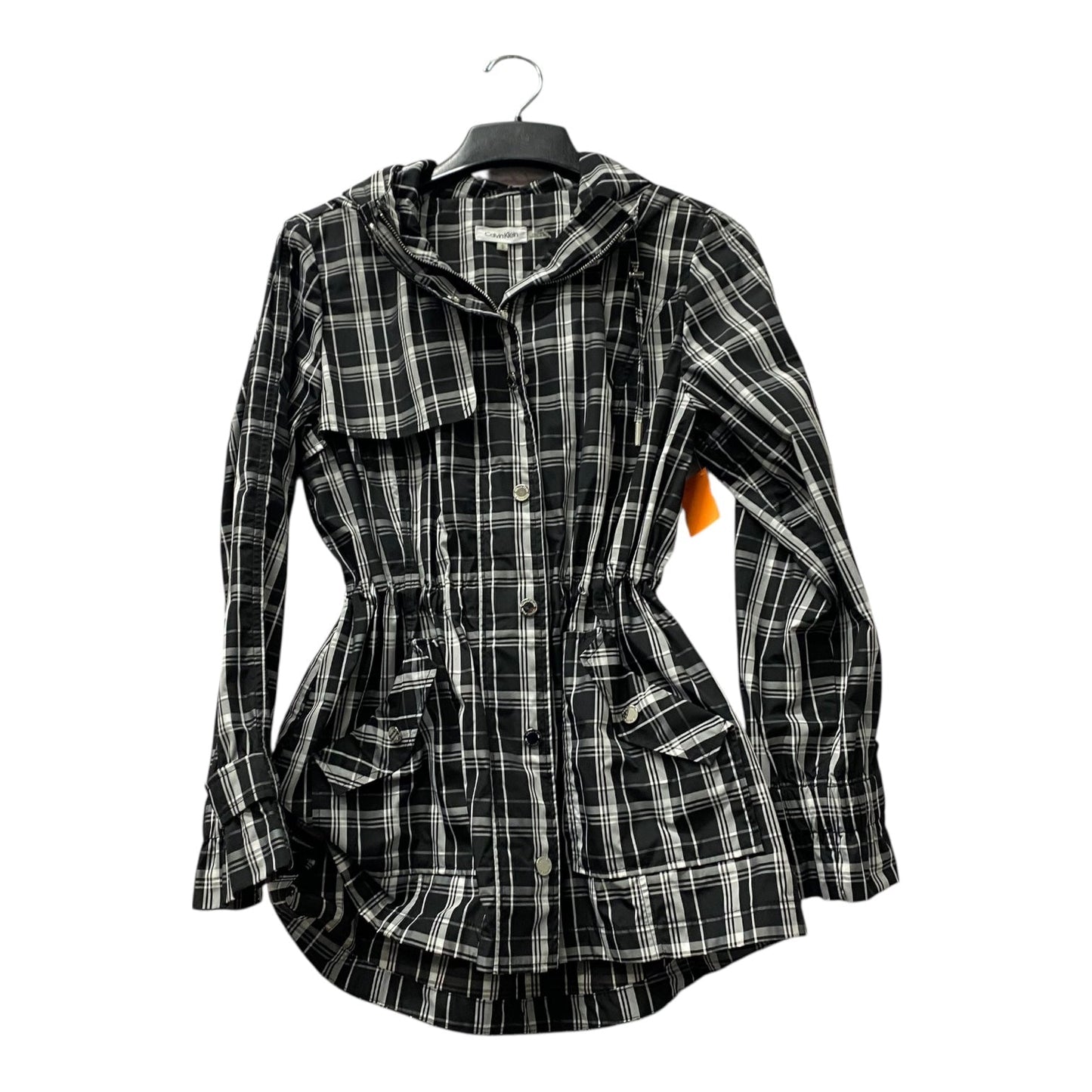 Jacket Other By Calvin Klein In Black & Grey, Size:S