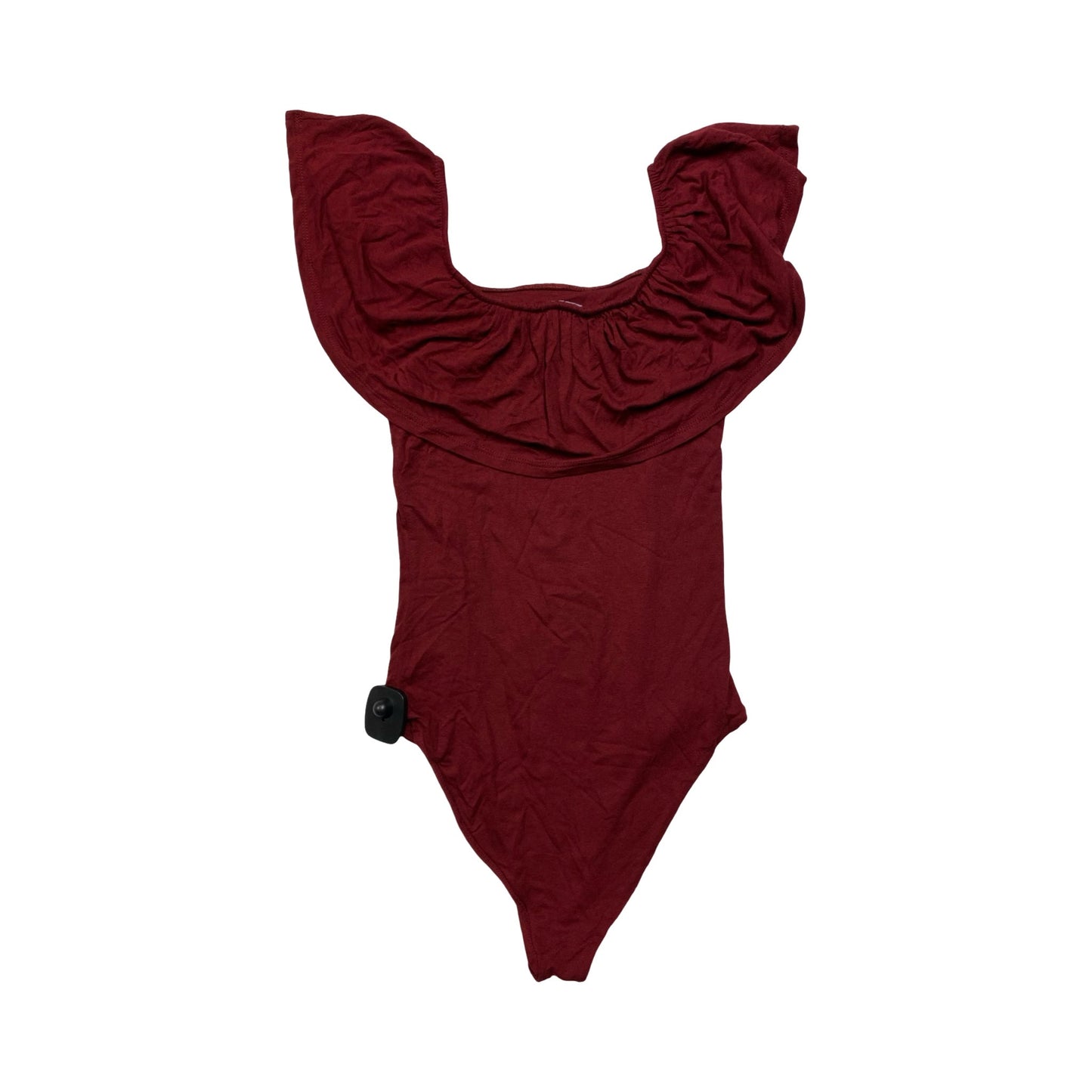 Bodysuit By Alya In Maroon, Size:M