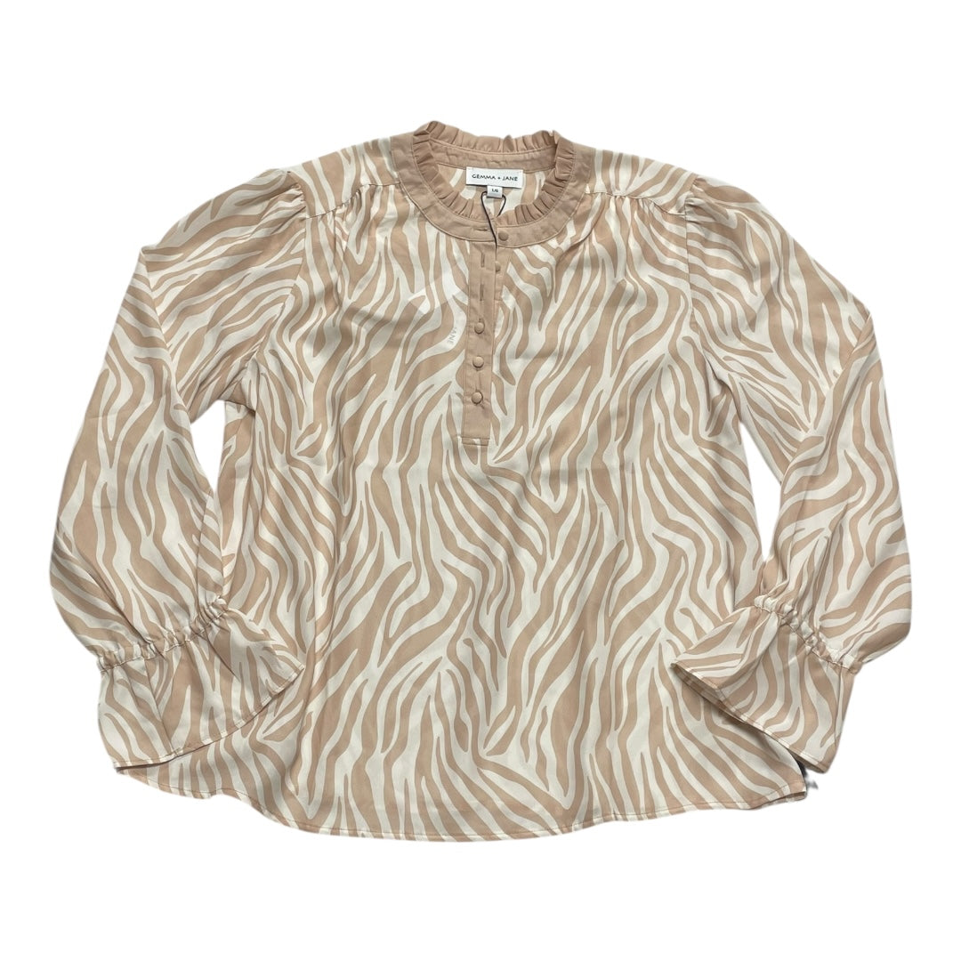 Top Ls By Cmc In Tan, Size:L