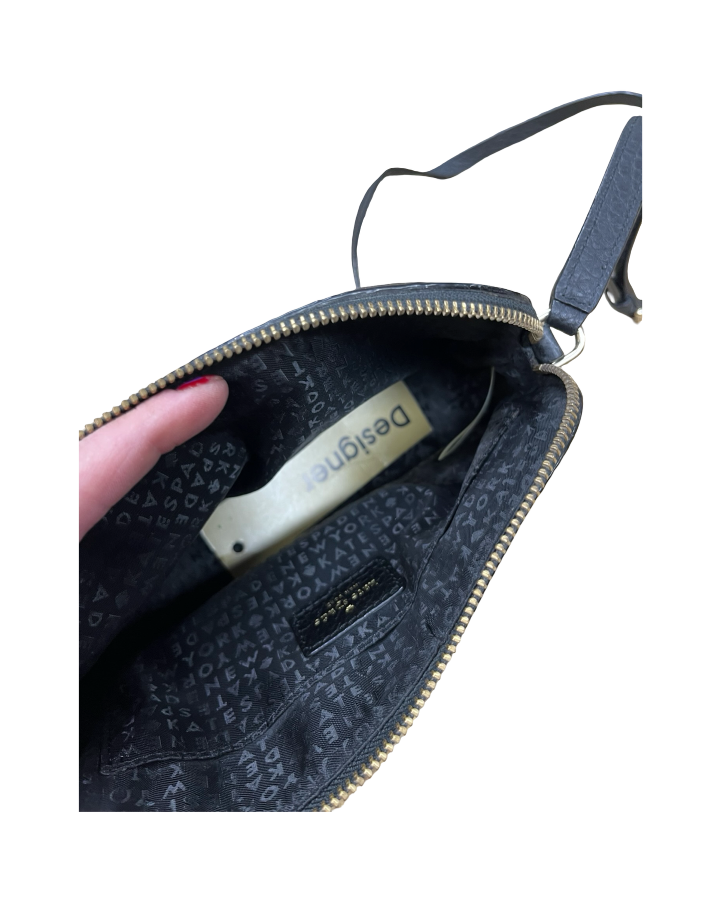 Crossbody Designer By Kate Spade In Black, Size:Small