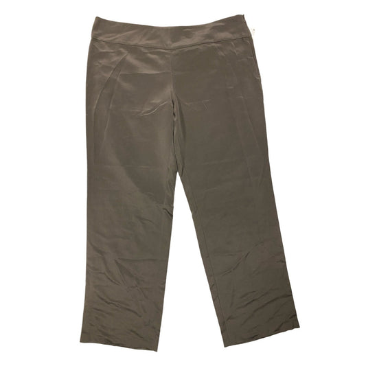 Pants Designer By Eileen Fisher In Brown, Size:Xl
