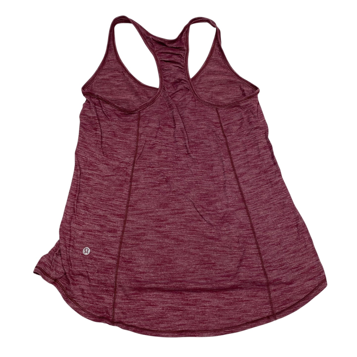 Athletic Tank Top Designer By Lululemon In Red, Size:M