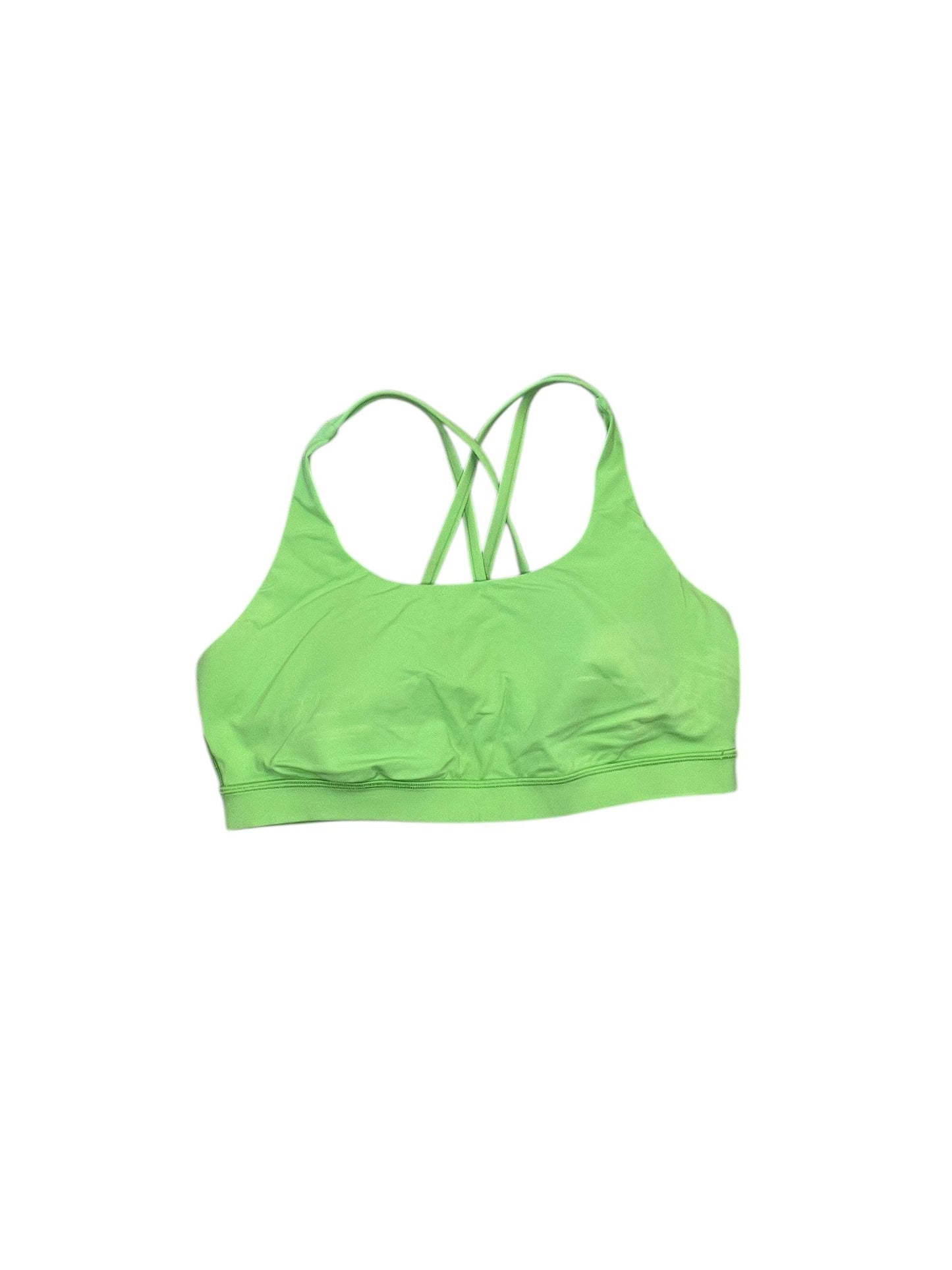 Athletic Bra By Lululemon In Green, Size:L