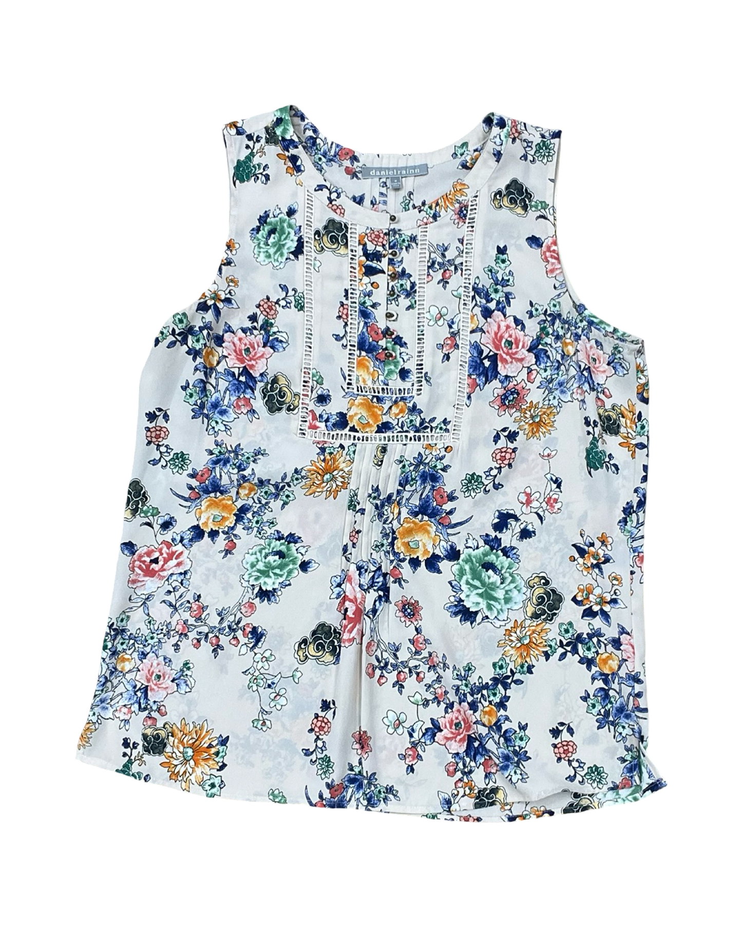 Top Sleeveless By Daniel Rainn In Beige, Size:M