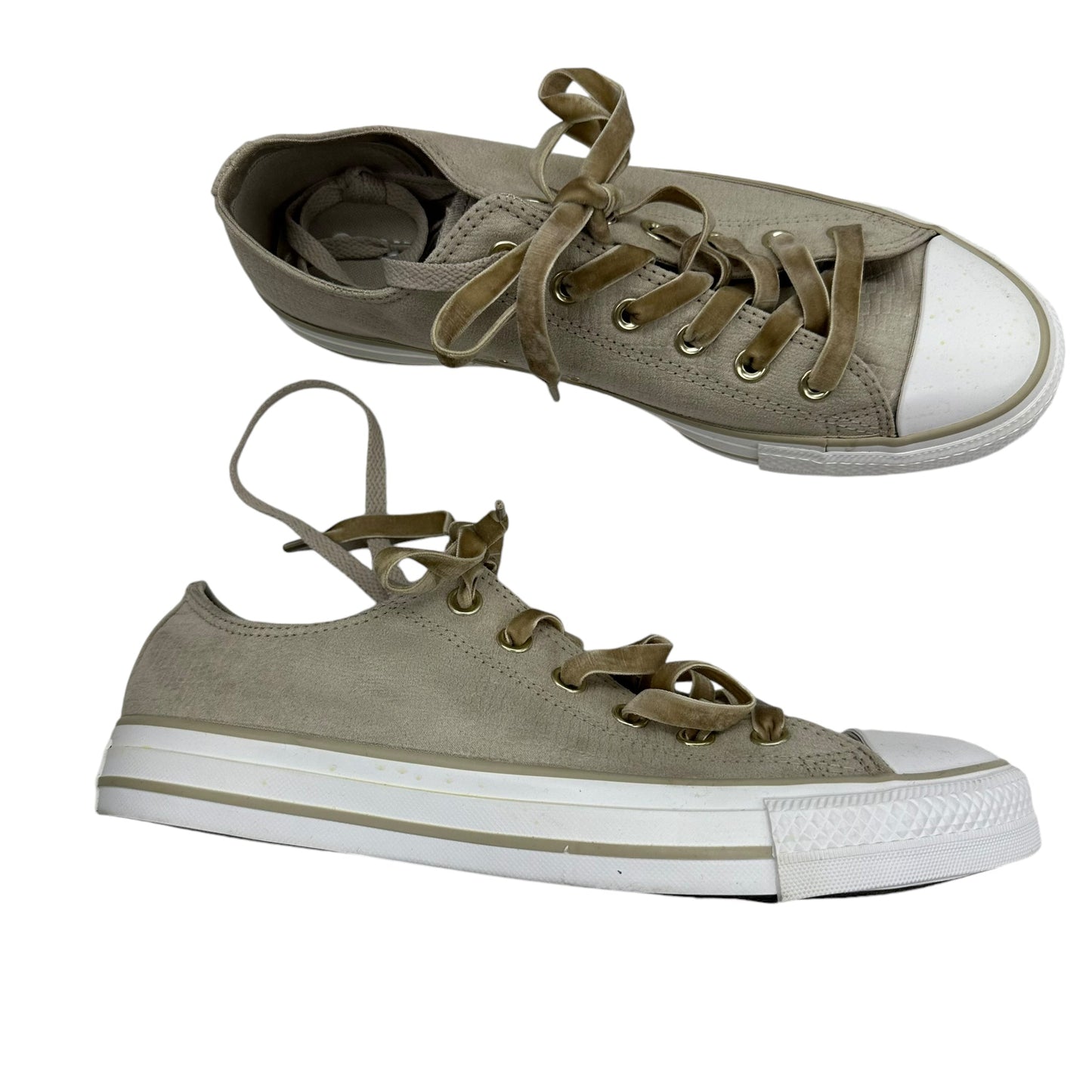 Shoes Sneakers By Converse In Tan, Size:10