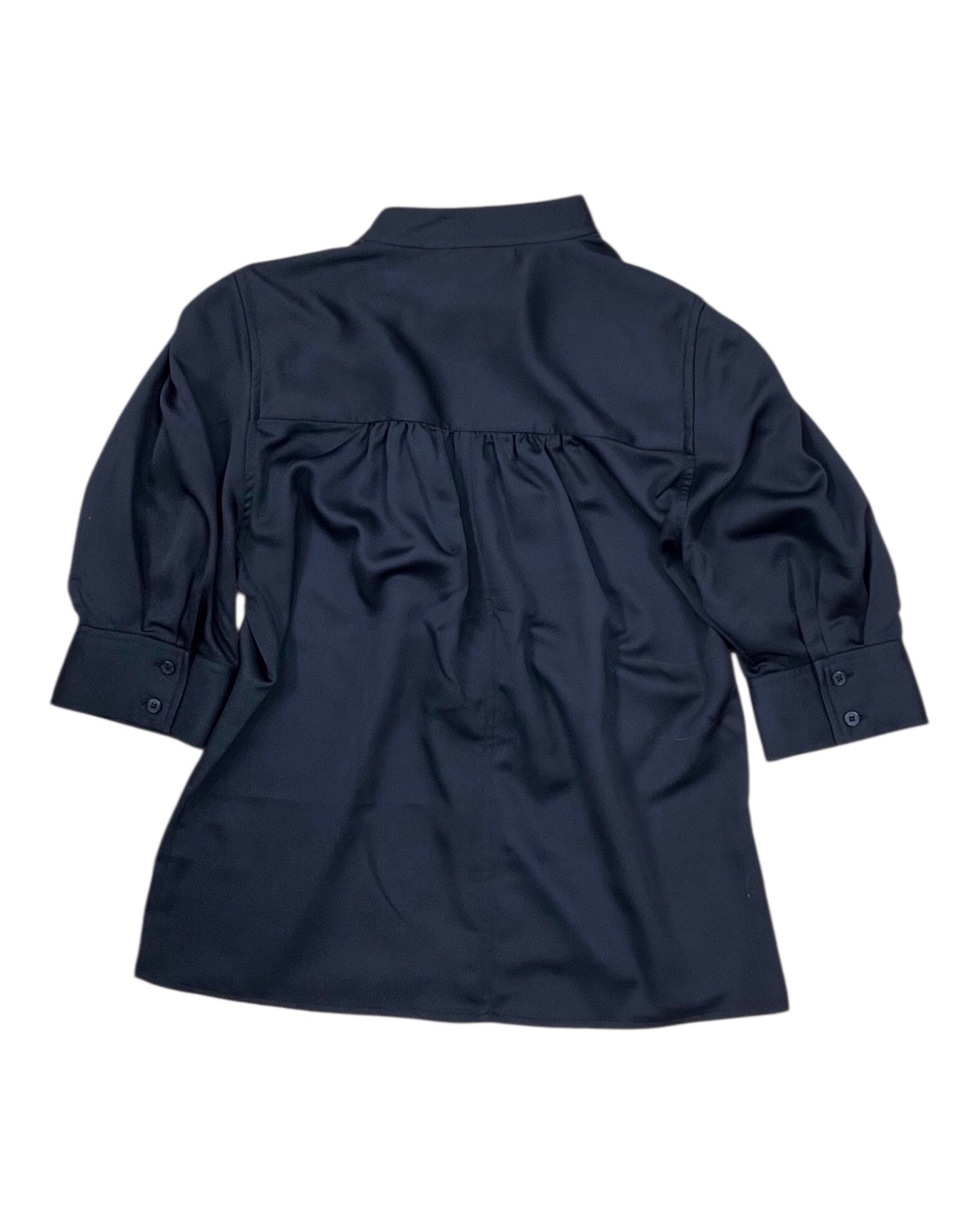 Blouse Ss By Nine West In Black, Size:Xs