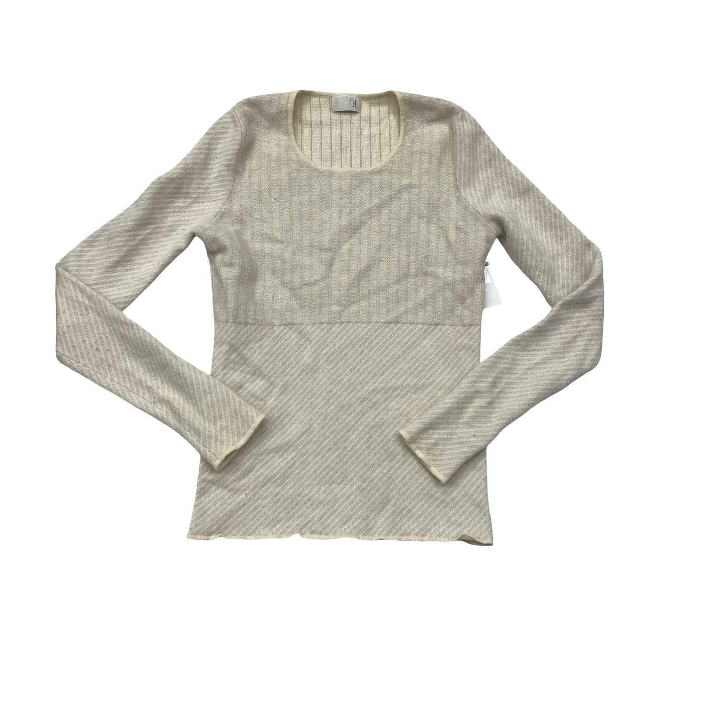 Sweater Cashmere By TSE In Cream, Size:S