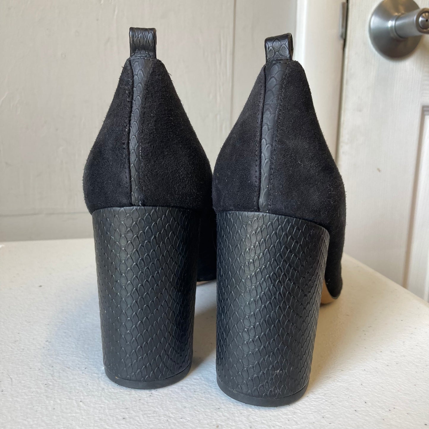 Shoes Heels Block By Franco Sarto In Black, Size:10