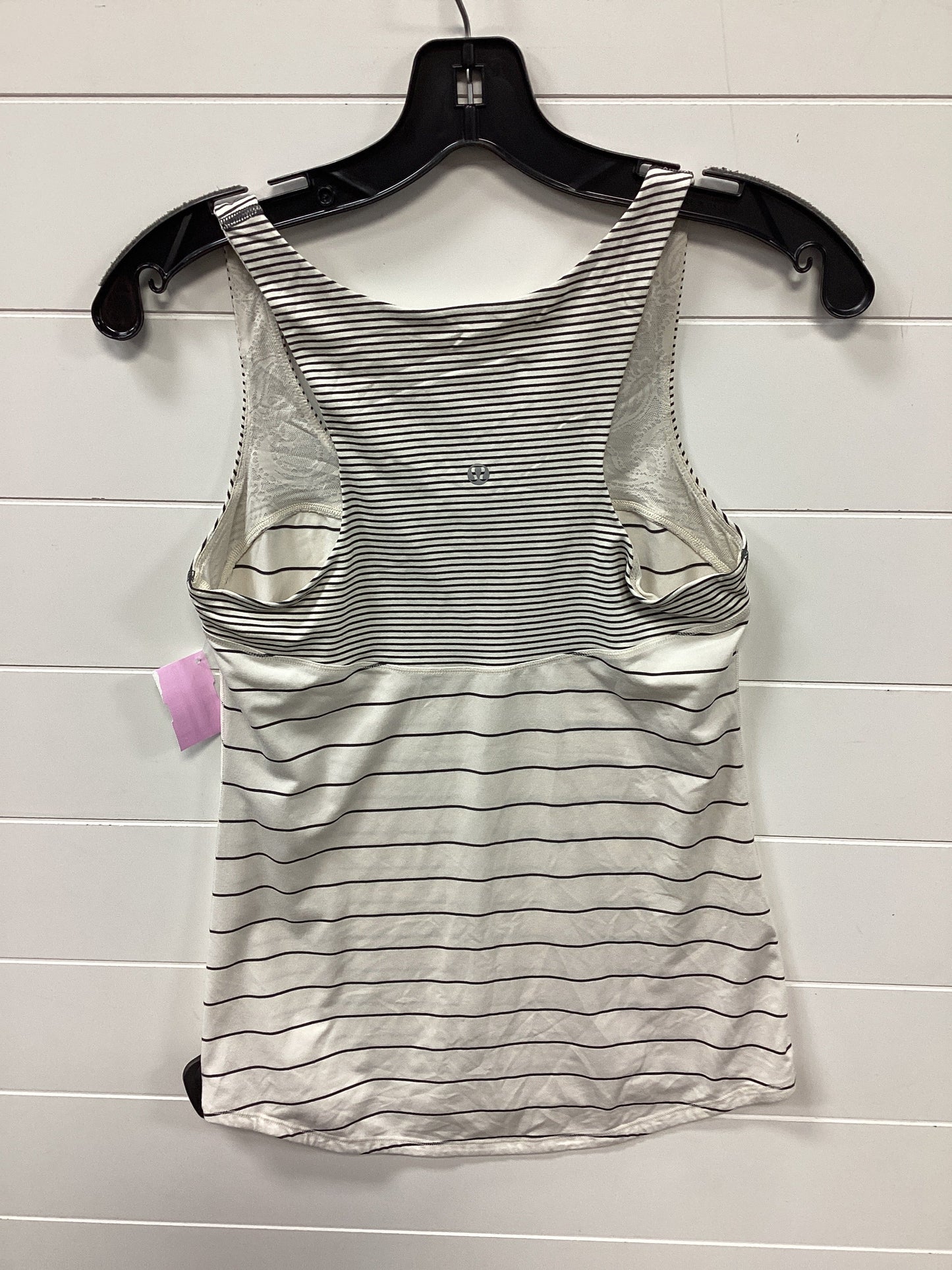 Athletic Tank Top By Lululemon In White, Size:6