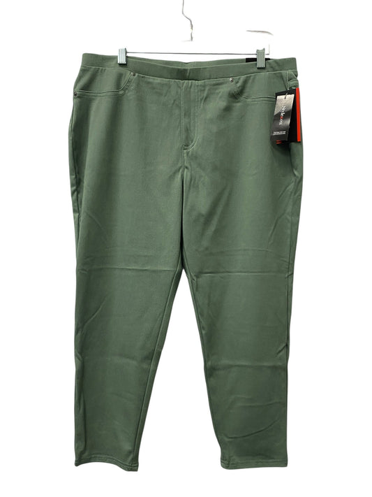 Capris By Style And Company In Green, Size:Xl