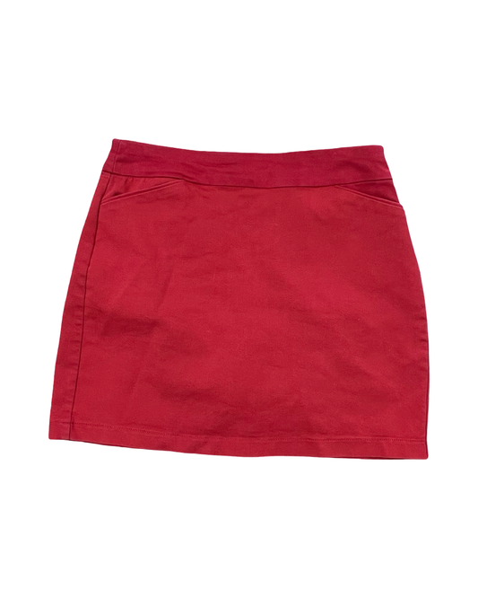 Skirt Mini & Short By Croft And Barrow In Red, Size:8