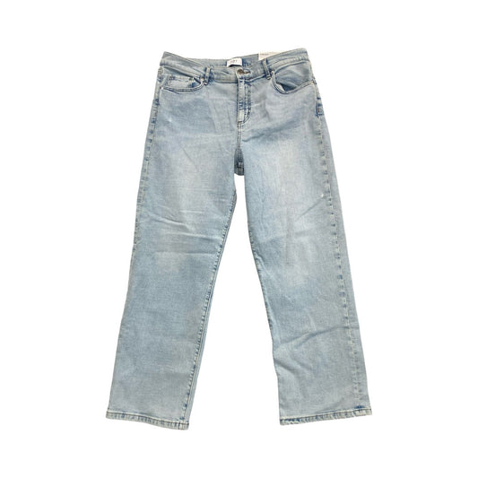 Jeans Straight By Loft In Blue Denim, Size:10