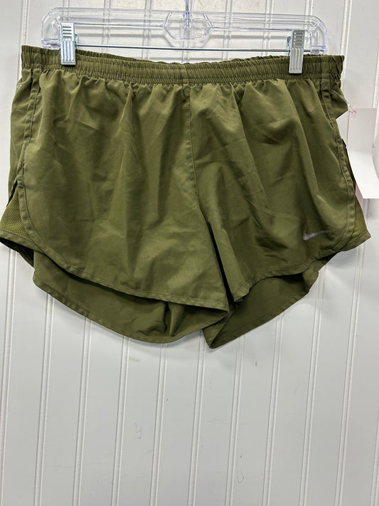 Athletic Shorts By Nike Apparel In Green, Size:M
