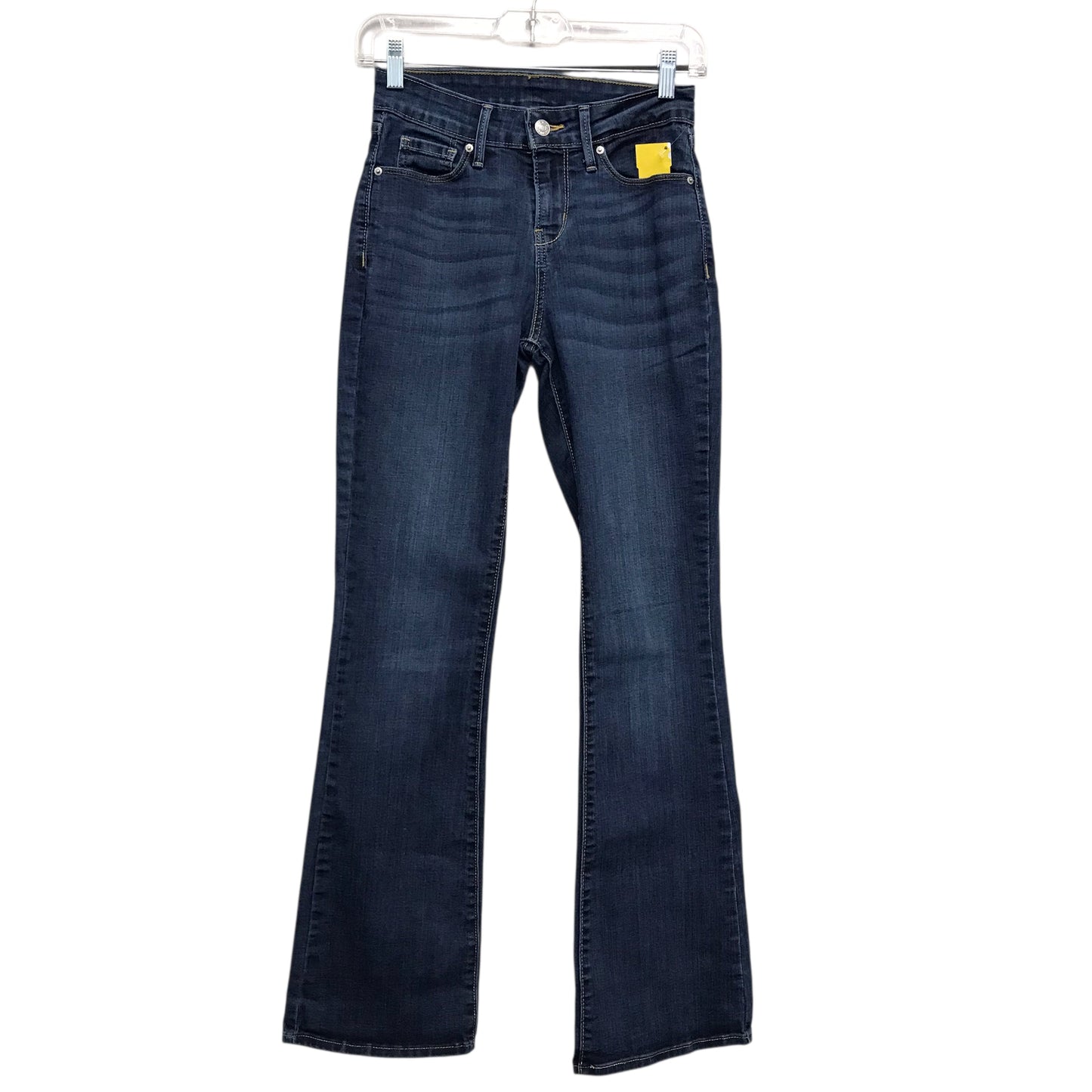 Jeans Boot Cut By Levis In Blue Denim, Size:2