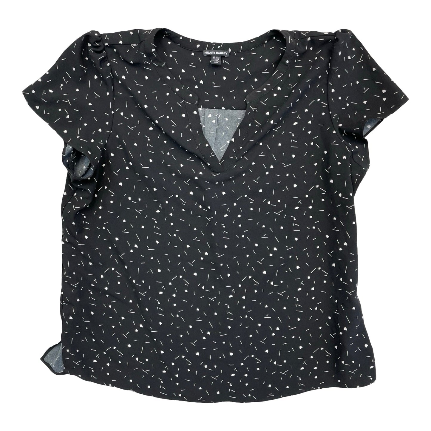 Top Ss By Hilary Radley In Black & White, Size:Xl