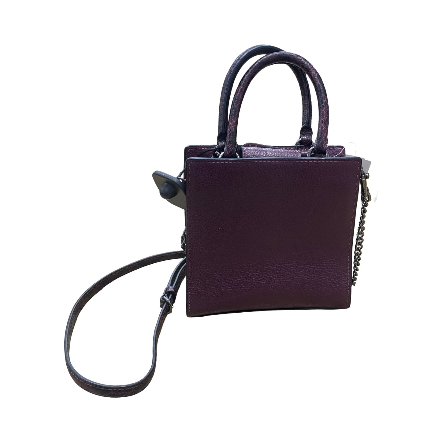 Handbag Designer By Coach In Purple, Size:Small
