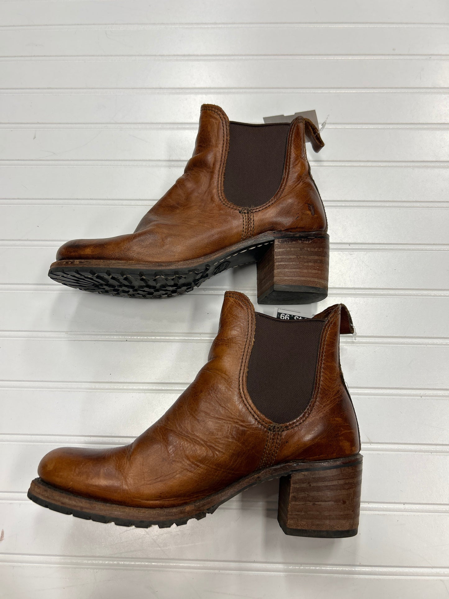 Boots Designer By Frye In Brown, Size:9