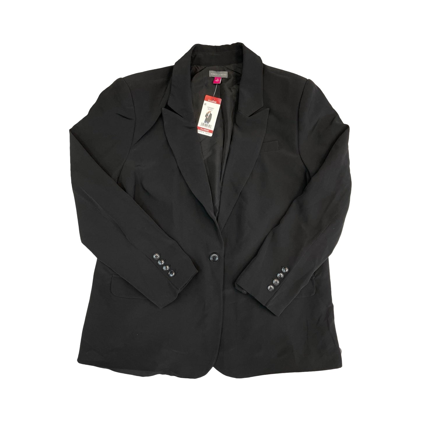 Blazer By Vince Camuto In Black, Size:Xl