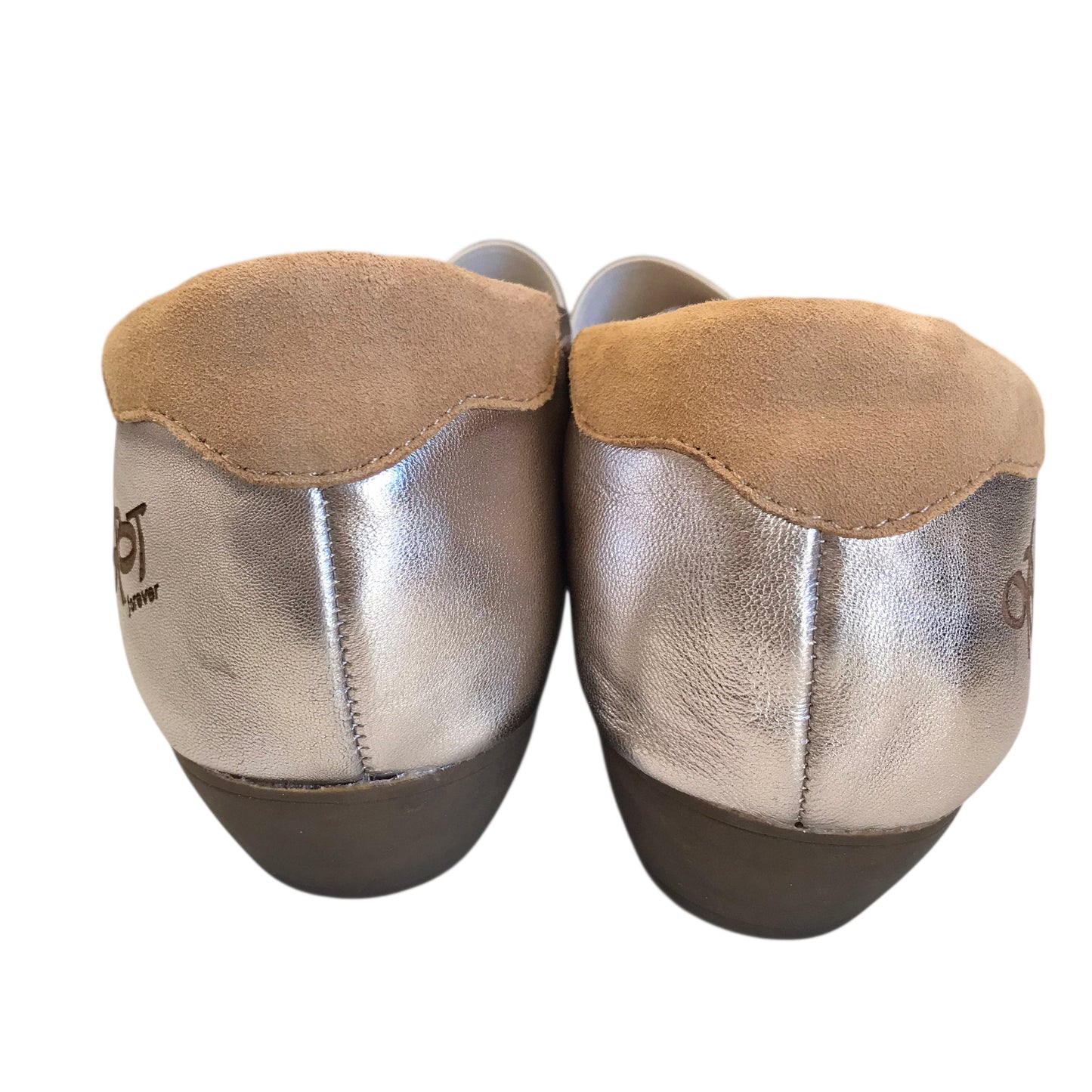 Shoes Flats By Otbt In Gold, Size:8.5