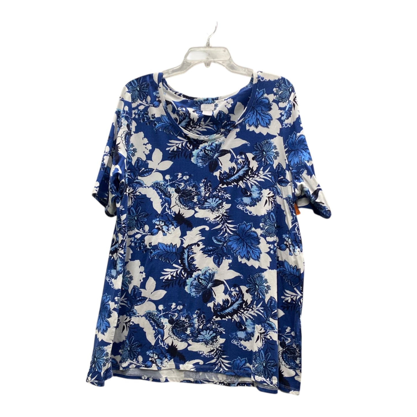 Top Ss By Chicos In Blue, Size:Xl
