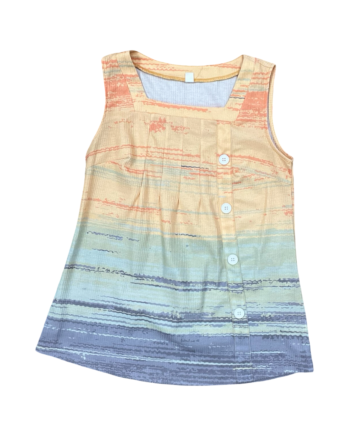 Top Sleeveless By Clothes Mentor In Yellow, Size:M
