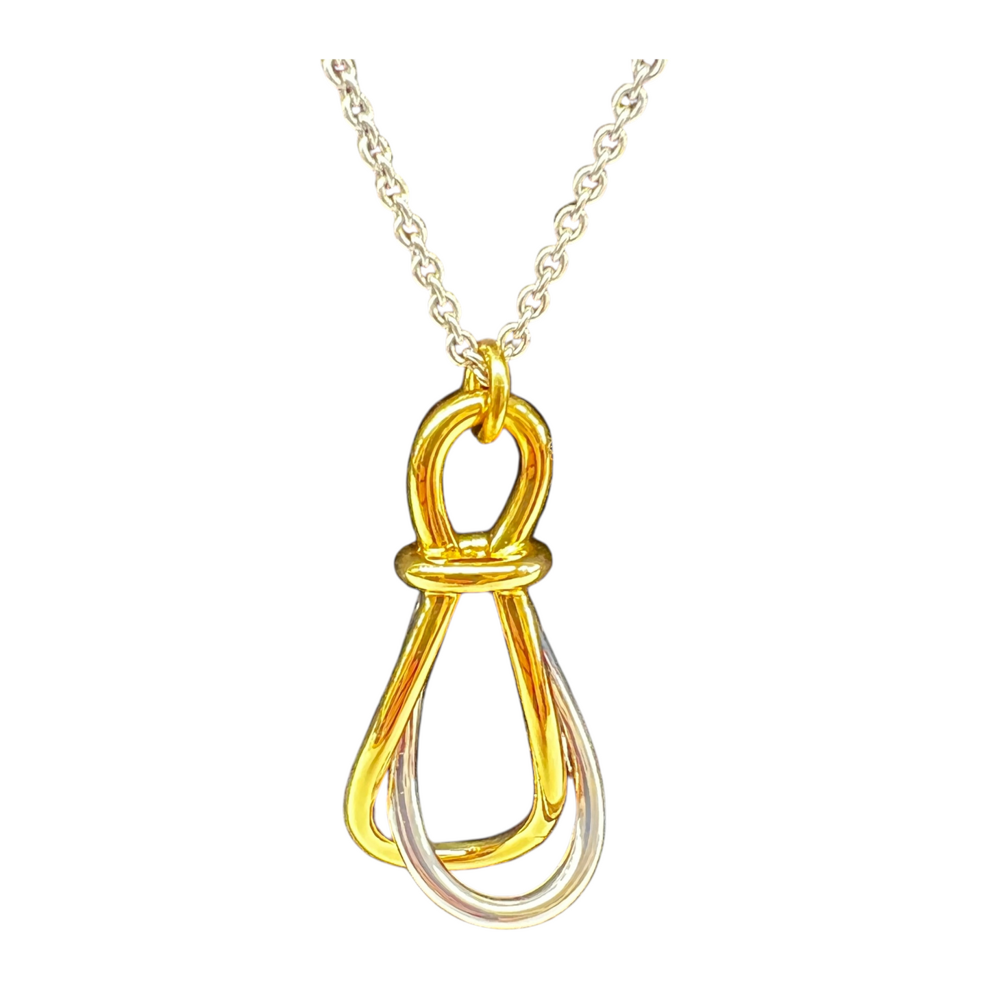 Necklace Lariat & Y-Drop By Ann Taylor In Gold & Silver