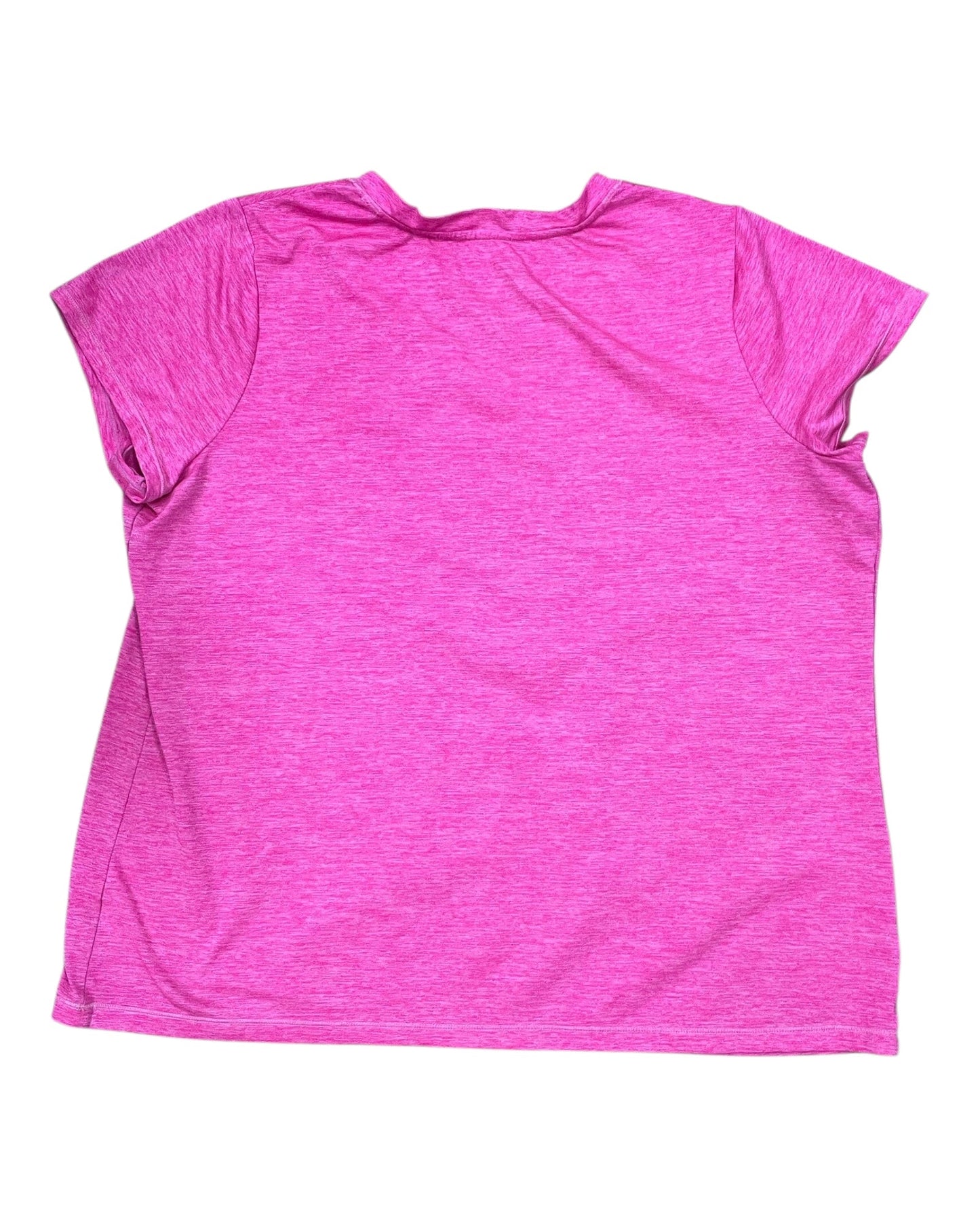Athletic Top Ss By Xersion In Pink, Size:2X