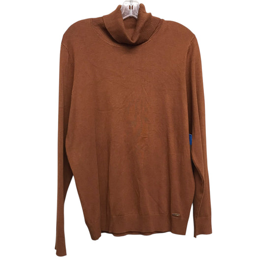 Sweater By Calvin Klein In Brown, Size:Xl