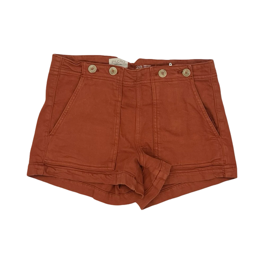 Shorts By Pilcro In Orange Denim, Size:6