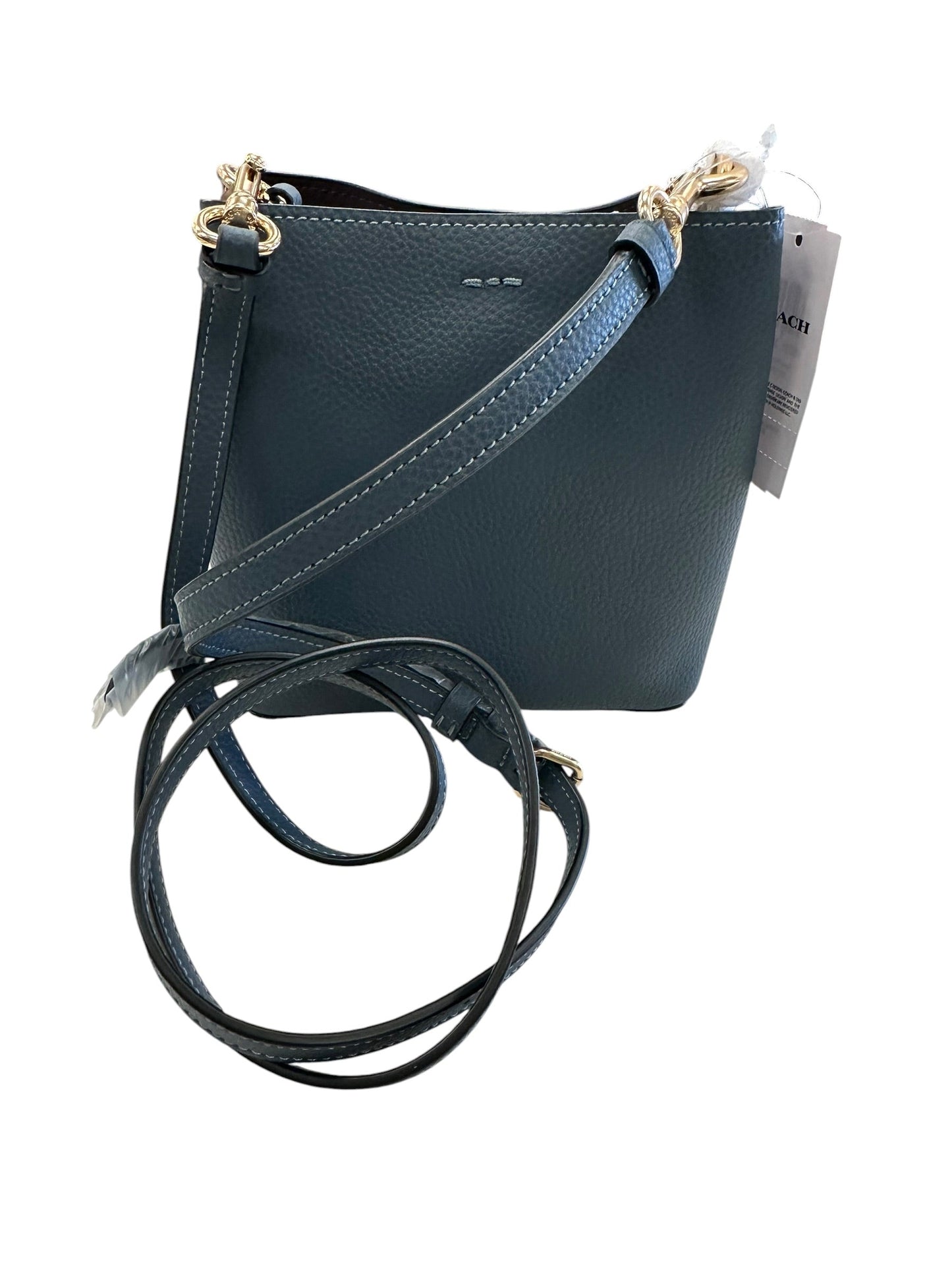 Crossbody Designer By Coach In Blue, Size:Small