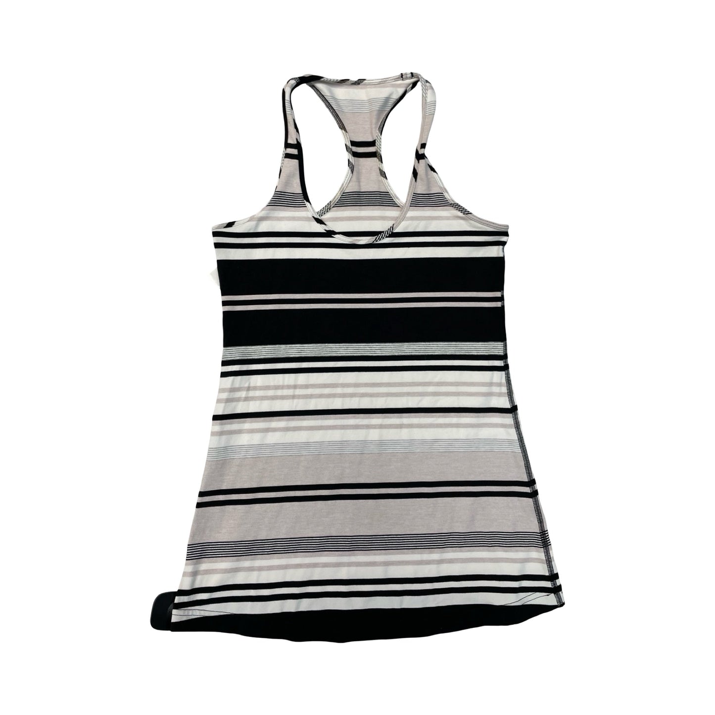 Athletic Tank Top By Lululemon In Striped Pattern, Size:6
