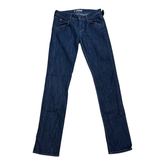 Jeans Straight By Hudson In Blue Denim, Size:4