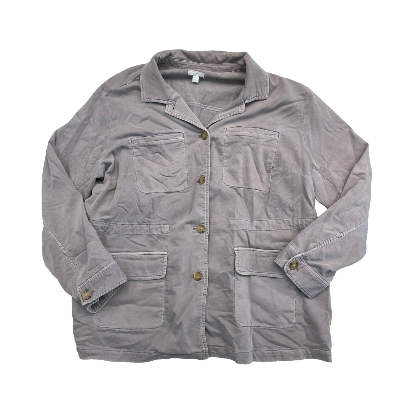 Blazer By J. Jill In Grey, Size:2X