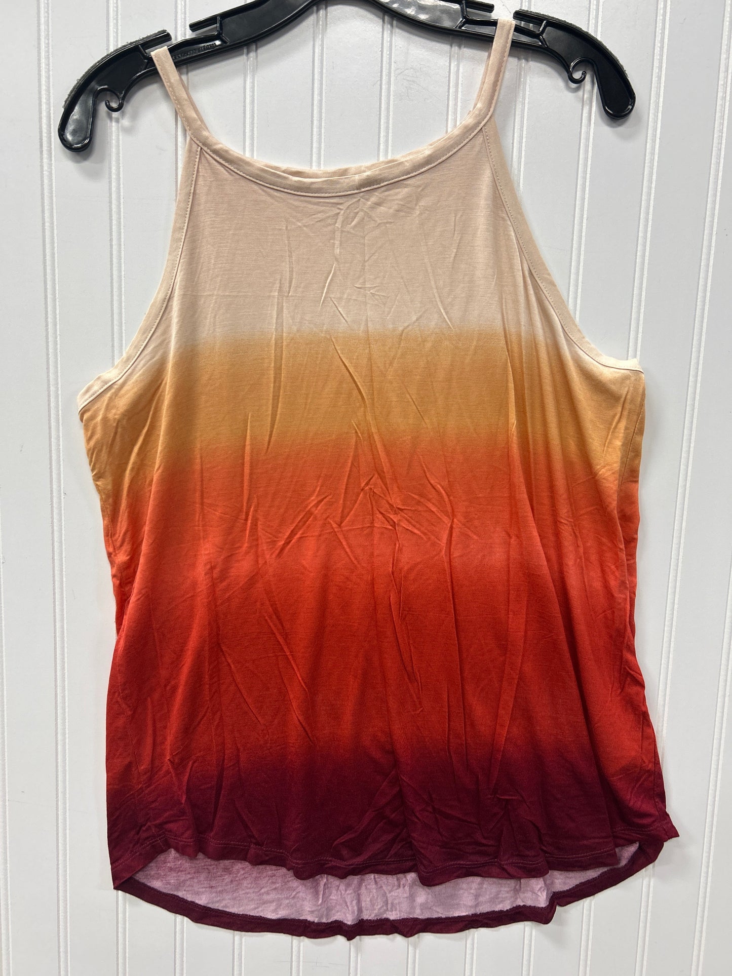 Top Sleeveless By Maurices In Orange, Size:L