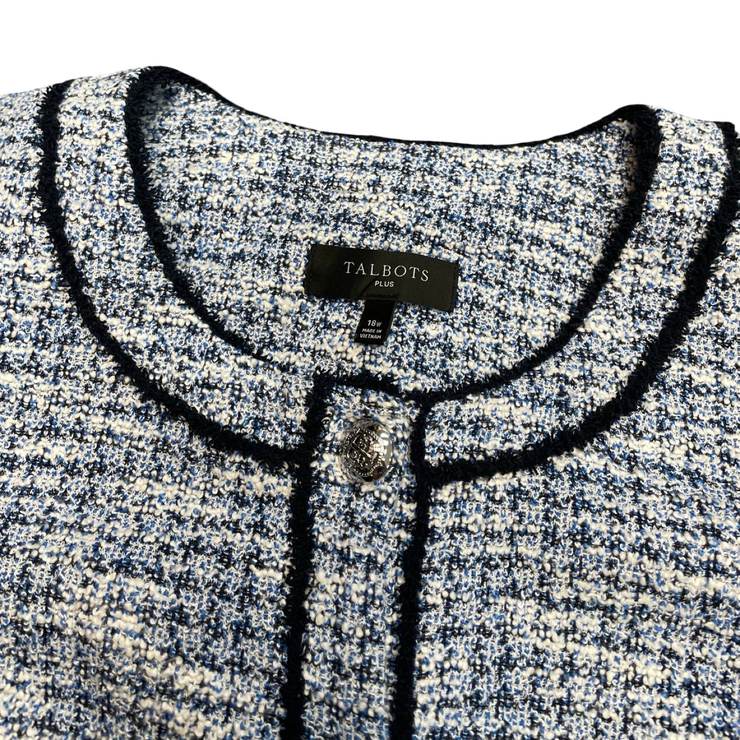 Blazer By Talbots In Blue, Size:18