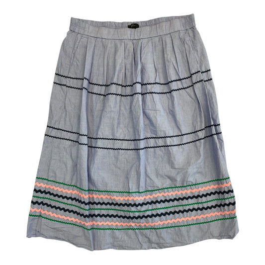 Skirt Midi By J. Crew In Purple, Size:L