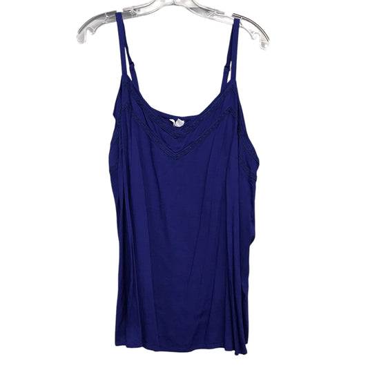 Tank Top By Sonoma In Blue, Size:1X