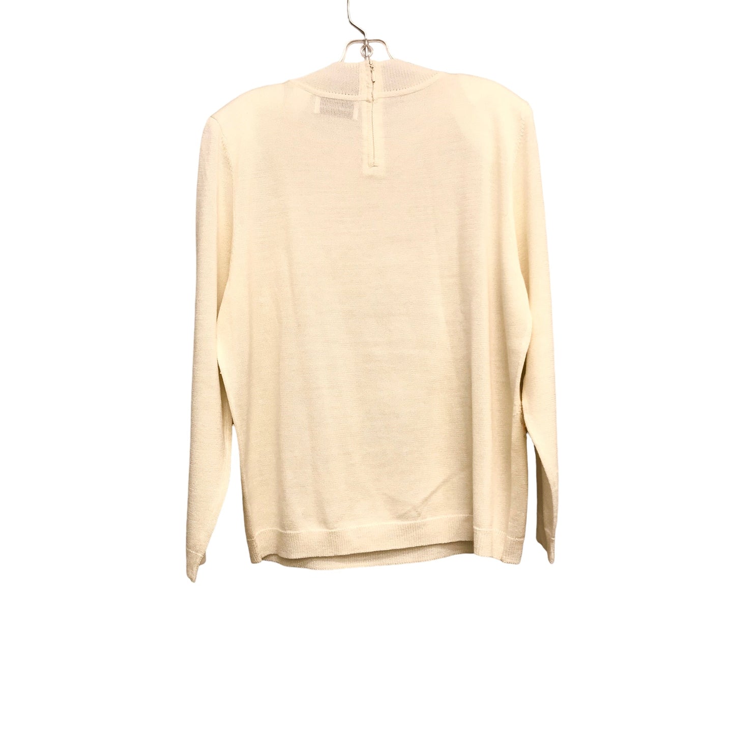 CREAM SWEATER by ALFRED DUNNER Size:XL